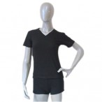 FREE SHIPPING Short Sleeve V Front Top