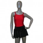 HDW DANCE FREE SHIPPING Nylon/Lycra Wide Straps Leotard Shorts with Removable Velvet Skirts