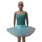HDW DANCE FREE SHIPPING Camisole Sequin Leotard with Pull On Tutu