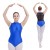 HDW DANCE FREE SHIPPING Shiny Lycra Lace Turtle-Neck Two Tone Tank Leotard