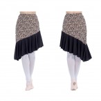 HDW DANCE FREE SHIPPING Leopard Latin Skirts for Ladies and Girls