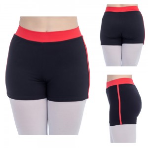 FREE SHIPPING Ladies Girls Two Tone Tight Dance Shorts