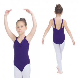 FREE SHIPPING Wide Straps Leotards with Pinch Front and Back