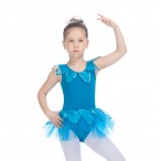 FREE SHIPPING WholeSale Cotton/Lycra and tulle with Sequins Flower Costume for Kids