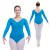 HDW DANCE FREE SHIPPING Cotton/Lycra Long Sleeves V Front Dance Leotards
