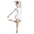HDW DANCE Nylon/Lycra Wide Straps Modern Dance Dress with Asymmetrical Edges