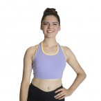 FREE SHIPPING Two Tone Halter Bra Top for Dance