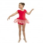 HDW DANCE FREE SHIPPING Cotton/Lycra Short Sleeve Leotard Tutus Two Layers