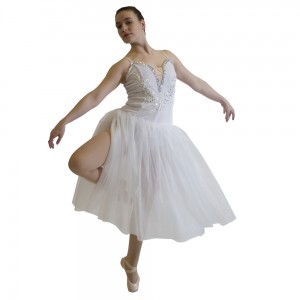 HDW DANCE FREE SHIPPING White Ballet Romantic Long Tutus